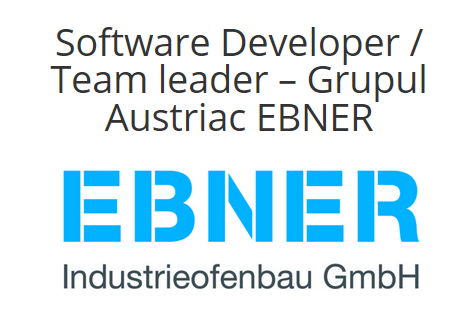 Software Developer / Team leader – Grupul Austriac EBNER